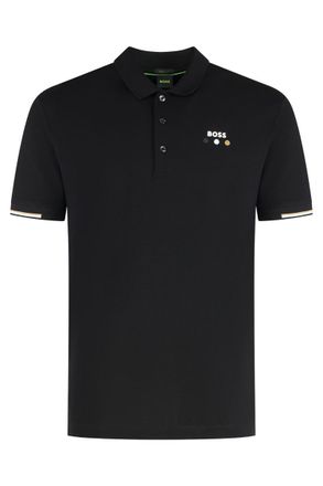 HUGO BOSS Cotton-Piqué Polo Shirt