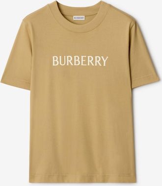 Burberry Logo Cotton T-shirt, Size: XXS