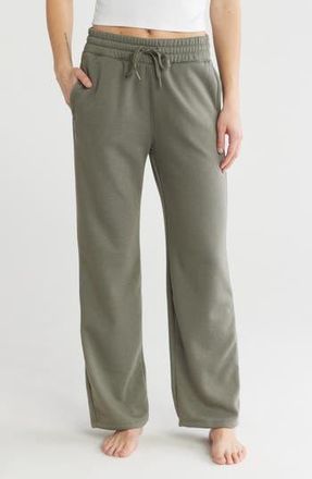 90 Degree by Reflex Sunday Vibe Scuba Fleece Pants in Mulled Basil at Nordstrom Rack, Size X-Large