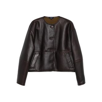 SOEUR Buttoned Leather Jacket