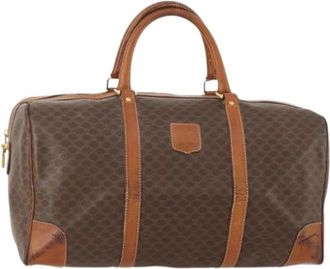 Celine Pre-owned Vintage Boston Tas - Dames - Vintage Weekendtas - Bruin - ONE Size - Leer - Vintage