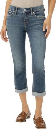 Silver Jeans Co Elyse Capri Jeans in Beverly at Nordstrom, Size 16W