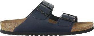 Birkenstock Sandalen Normale Pasvorm - Heren - Schoenen - Blauw - Maat: 42 EU Leer