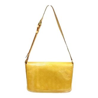 Louis Vuitton Pre-owned Shoulder Bags, female, Yellow, Size: ONE SIZE Pre-owned Vintage Shoulder Bag