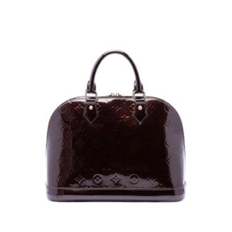Louis Vuitton Pre-owned Alma PM - Dames - Pre-owned - Paars - Maat: ONE Size Zijde