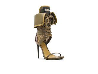 Steve Madden Casella Womens Sandals Olive : 8.5 M, Synthetic
