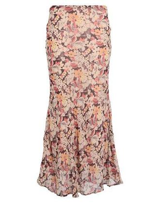 Ralph Lauren FLORAL CRINKLED GEORGETTE MAXISKIRT