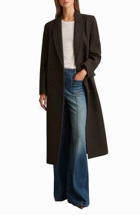 Reiss Kaylee Coat in Khaki at Nordstrom Rack, Size 2 Us / 6 Uk