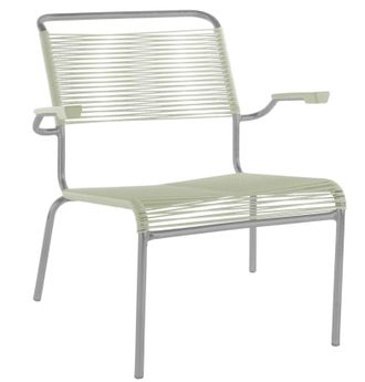 Schubiger M&ouml;bel Spaghetti-Lounger S&auml;ntis mit Armlehnen