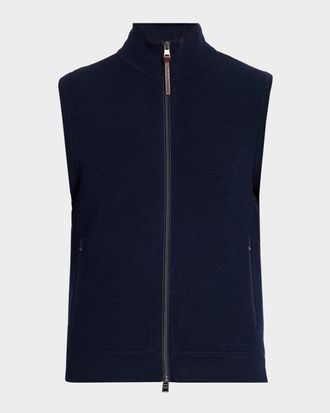 Polo Ralph Lauren Men & apos;s Hybrid Full-Zip Knit Sweater Vest