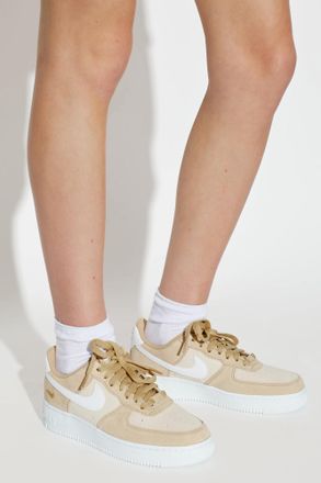 Nike Sports Shoes Air Force 1, Womens, Beige