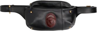Versace Red Medusa Emblem Embossed Belt Bag