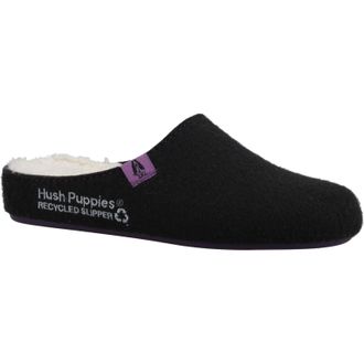 Hush Puppies The Good 90% Gerecycled RPET Polyester Damesslippers Zwart