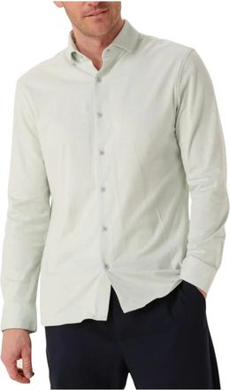 The Goodpeople Overhemden, Heren, Groen, M, Mint Casual Overhemd - Stijlvol Comfort