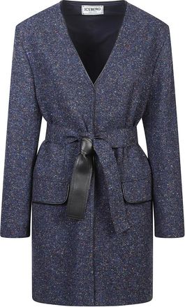 Iceberg Dames, Mantels, Blauw, Maat: XS