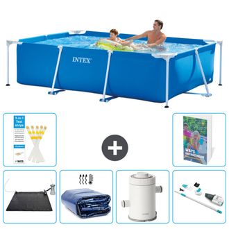 Intex Piscina Con Estructura Rectangular - 260x160x65 Cm - 7-piezas S78