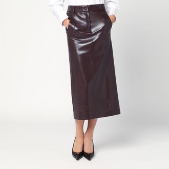 スカート The Andamane Gradient Midi Skirt With Flowing Fringe Detail Andamane Gradient Midi Skirt With Flowing Fringe Detail