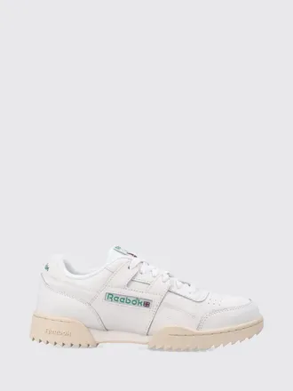 Reebok Sneakers Workout Plus Ripple in pelle liscia con suola dentellata