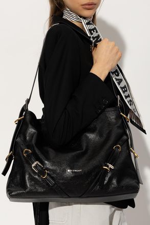 Givenchy Voyou Medium Shoulder Bag, Womens, Black