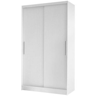Mirjan24 Mobilier1 - Guardaroba Closico 162, Bianco, 200x100x58cm, Porte guardaroba: Scorrevoli, Numero di ripiani: 0