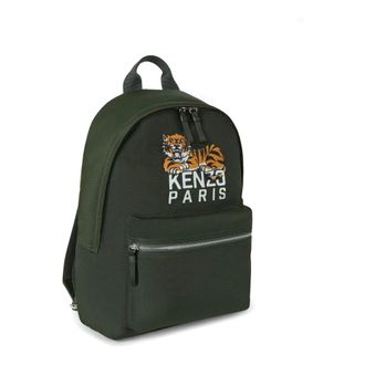 Kenzo Backpacks, male, Green, ONE SIZE, Happy Tiger Green Backpack