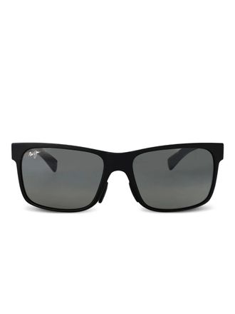 Maui Jim Hoopili rectangle-frame sunglasses - Black