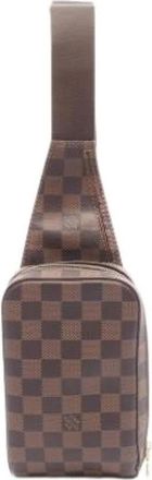 Louis Vuitton Pre-owned Cross Body Bags, male, Brown, Size: ONE SIZE Pre-owned Vintage Canvas Cross Body Bag