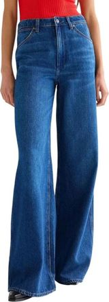 Wrangler Canyon Loose Jean - Dames - Loose Fit Jeans - Blauw - W29 L32 - Katoen - Jeans