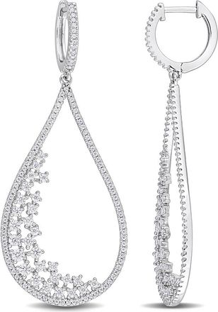 Delmar Dew Lab Grown Moissanite Drop Earrings in Silver at Nordstrom Rack