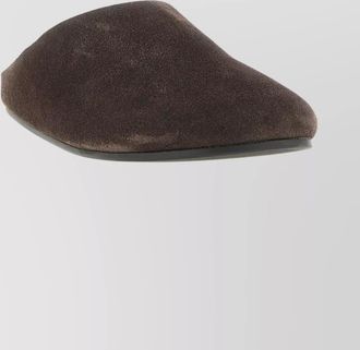 The Row hudson flat sole open back mules