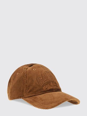 Ganni Embroidered-Logo Corduroy Cotton Baseball Cap