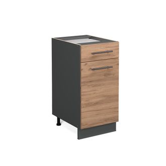 Vicco Mueble Bajo De Cocina Fame-line, Roble Dorado, 40 Cm Sin Encimera