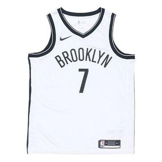 Nike MENS SW 20-21 Brooklyn Nets Durante 7 Basketball Vest White CW3584-108