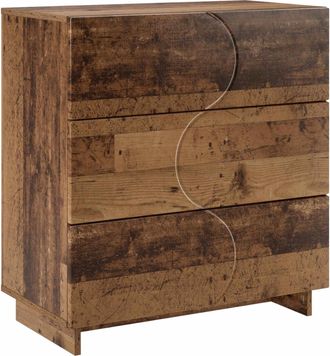vidaXL Aparador Madera Envejecida 70 X 38 X 75 Cm Madera De Ingenier&iacute;a Vidaxl