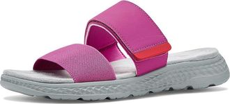 Prop&eacute;t Travelactiv Allegra Slide Womens Sandals Grey/Fuchsia : 7.5 XX (4E), Synthetic