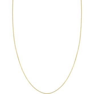 Bony Levy 14K Gold Cable Chain Necklace in 14K Yellow Gold at Nordstrom Rack, Size 18