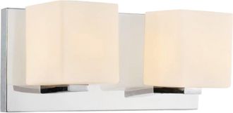 CWI Lighting Cristini 2 Light Vanity Light With Satin Nickel Finish