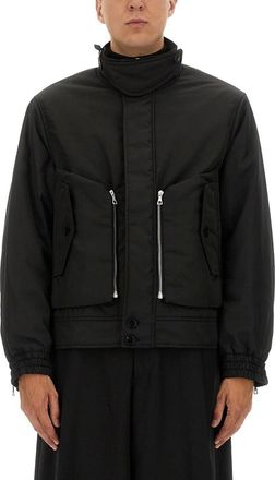 Dries Van Noten Venice High Collar Silver Detail Boxy Jacket