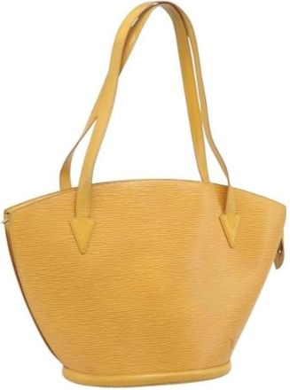 Louis Vuitton Pre-owned Vintage Epi Shoulder Bag - Dames - Vintage Schoudertas - Geel - ONE Size - Leer - Vintage