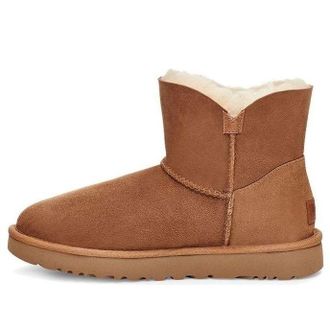 UGG (WMNS) UGG Bailey Zip Mini Retro Fleece Lined Brown 1112481-CHE