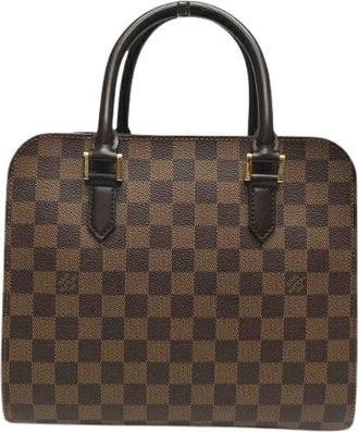 Louis Vuitton Pre-owned Handbags, female, Brown, Size: ONE SIZE Pre-owned Canvas Handbag
