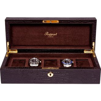 Rapport London BROMPTON FIVE WATCH BOX in Brown at Nordstrom