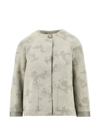 Emporio Armani Womens Crewneck Jacket