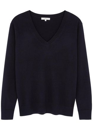 Vince Weekend Cashmere Jumper - Navy - Xxs (UK 4 /xxs)
