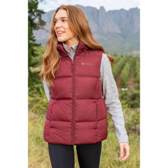 Mountain Warehouse Dames/Dames Astral II Gewatteerd Gilet (Donkerrood)