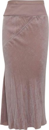 Rick Owens Knee Bias Knee-Length Viscose-Blend Skirt