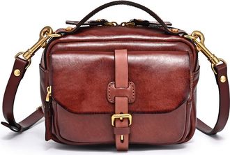 OLD TREND Ficus Leather Crossbody Bag in Brown at Nordstrom Rack