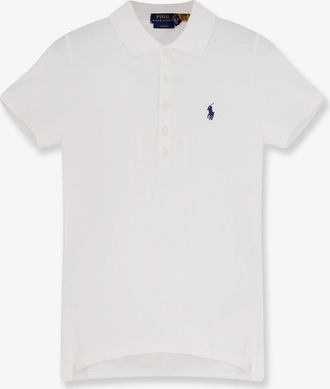 Ralph Lauren Polo in misto cotone con logo ricamato - POLO RALPH LAUREN - gender_Woman
