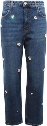 Relish Carla_23 Broeken - Dames - Regular Fit Jeans - Blauw - W27 - Katoen - Jeans
