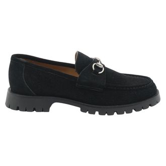 Gucci Loafers, male, Black, Size: 9 1/2 US Sylke Loafers With Horsebit